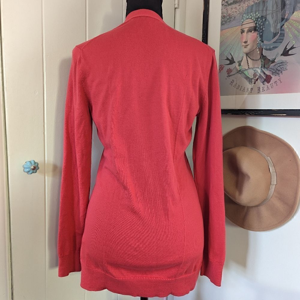 Brooks Brothers Cardigan SM Tomato Girl Preppy Chic Normcore Heritage - Picture 6 of 9